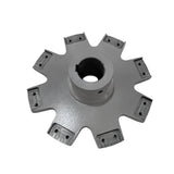 Fluted sprocket wheel